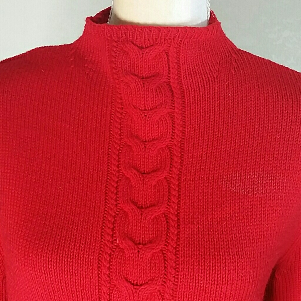 Pendleton Cable Knit Sweater M - image 4